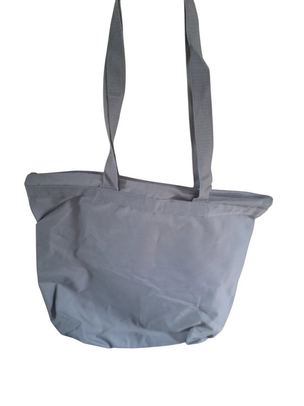 Gray Collectable Graphic Tote Bag with Comic Print